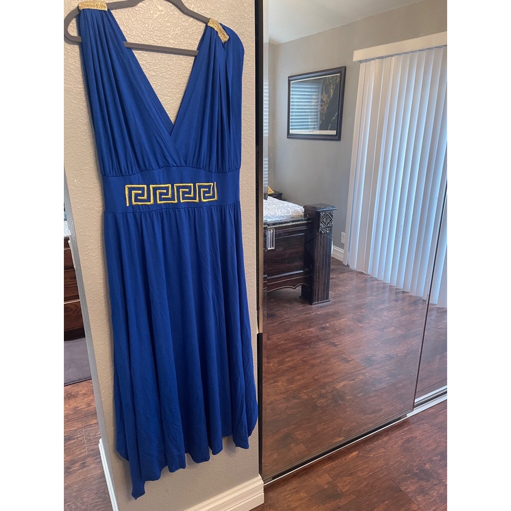 NWOT Greek Maxi Dress